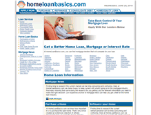 Tablet Screenshot of homeloanbasics.com